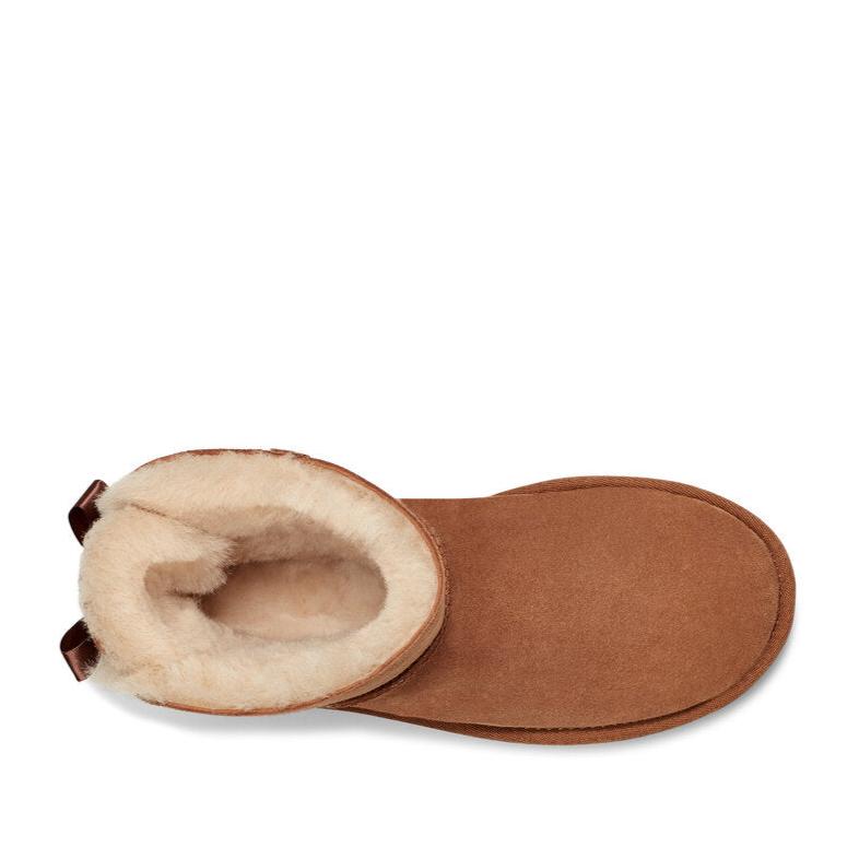 W Mini Bailey Bow bamsestøvler - Chestnut